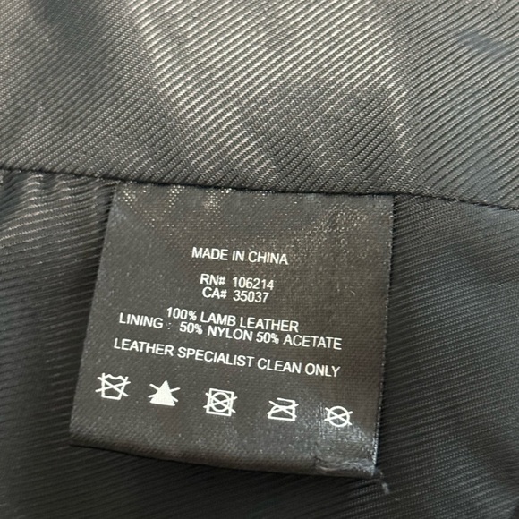 Joe’s Collection Lamb Leather Black Jacket Size S - Picture 14 of 15